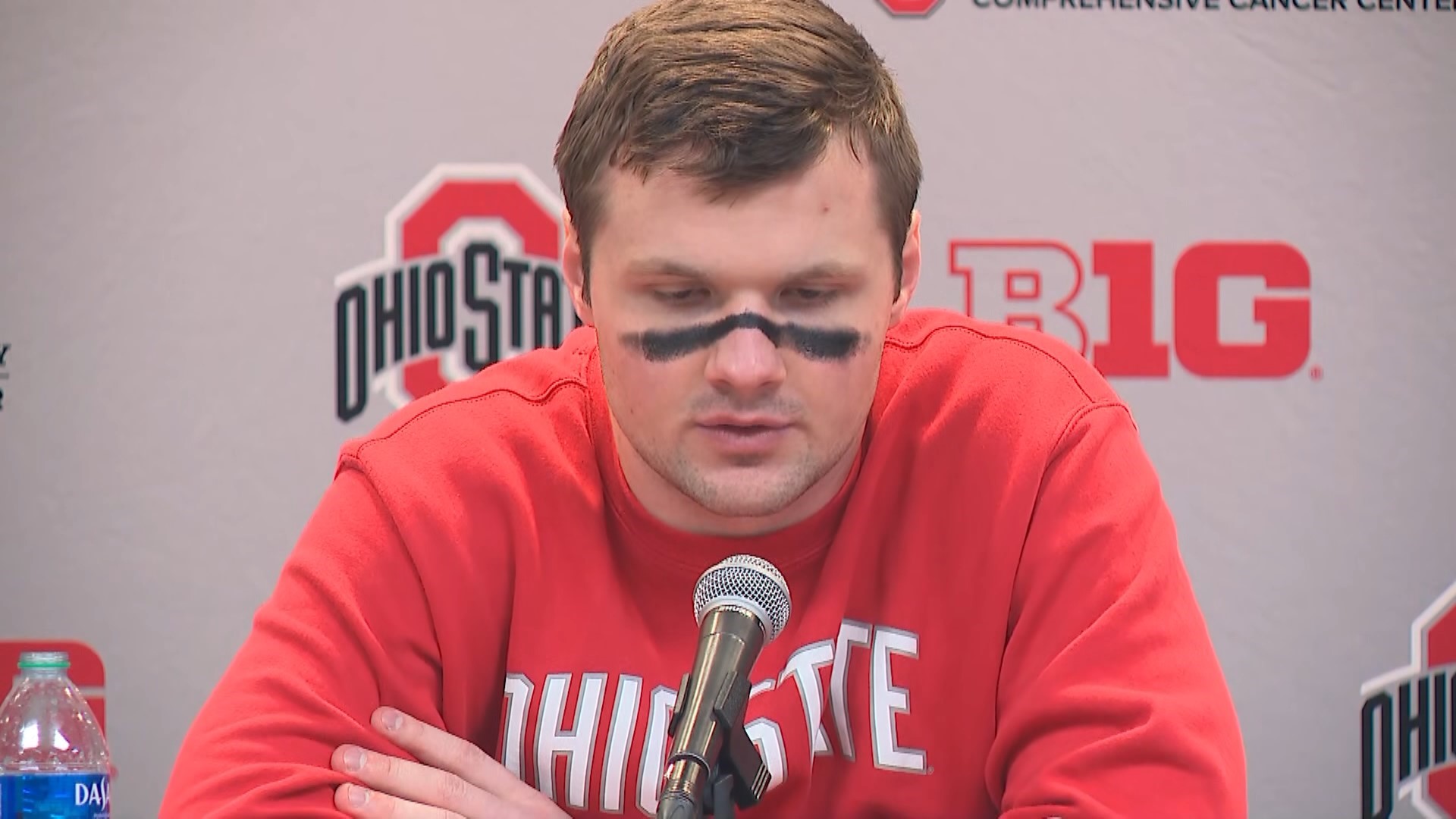 Ohio State QB Kyle McCord discusses team's 30-24 loss to Michigan.