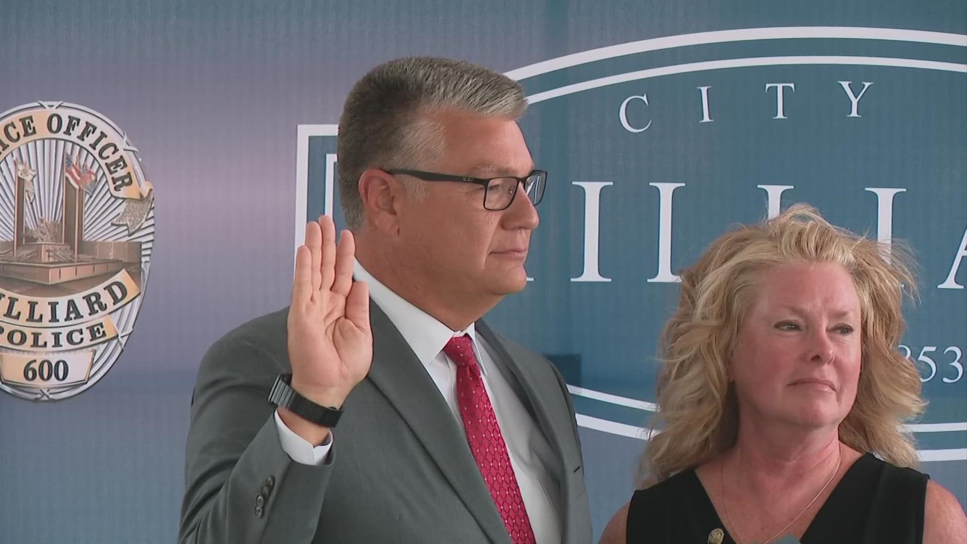 Mike Woods spent 33 years with the Columbus Division of Police before he was chosen to take on a leadership role in Hilliard.