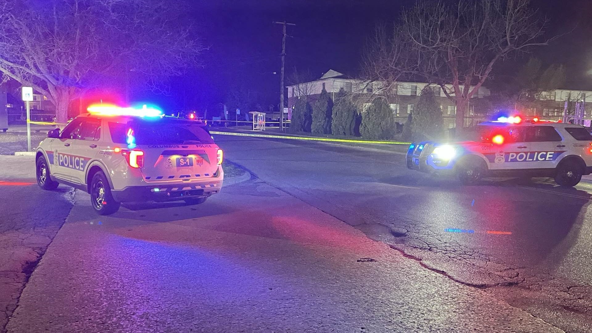A 51-year-old man died after he was struck while crossing the street in north Columbus Monday night.