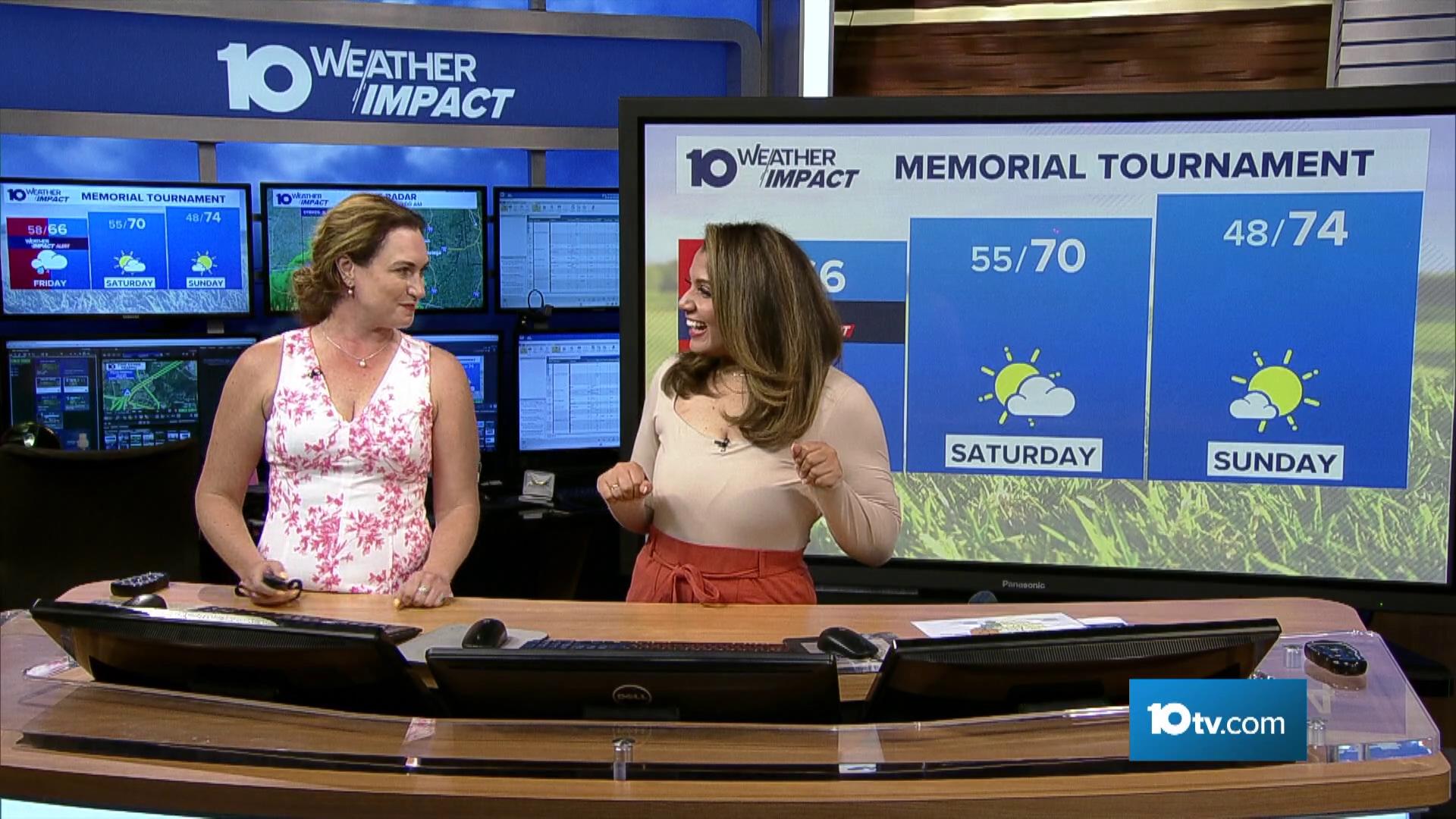 Meteorologist Meredith Garofalo and traffic anchor Breana Albizu break down the forecast for this weekend.