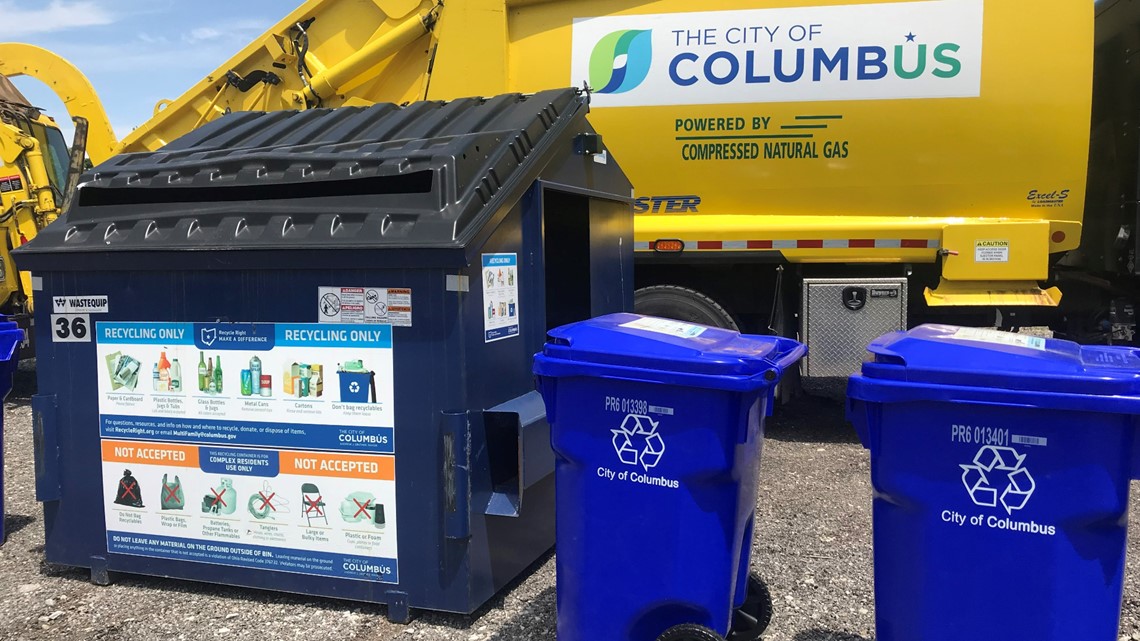 Columbus announces to collect recycling every week in June