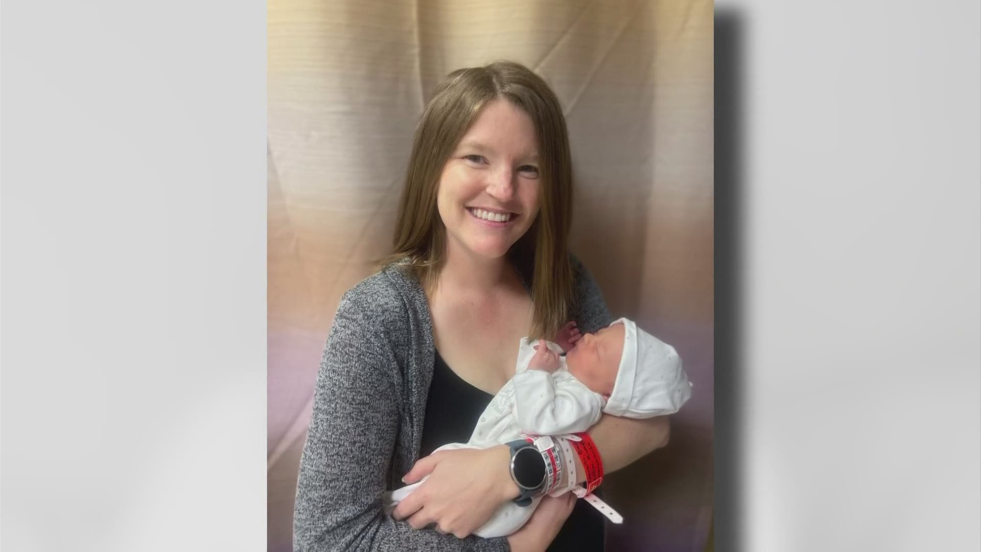 A woman who received the COVID vaccine while pregnant says she and her baby are doing great.