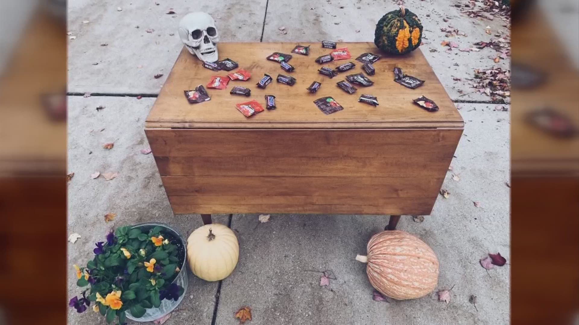One family whose child has pulmonary issues won't be trick-or-treating, but came up with a candy scavenger hunt at home.