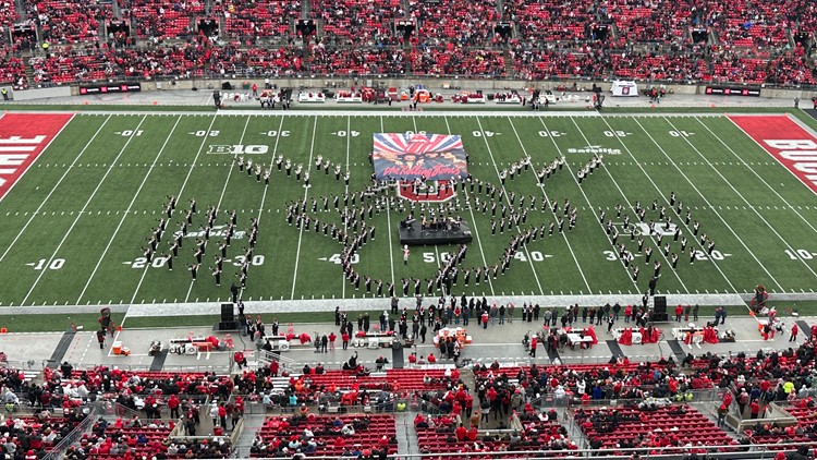 Halftime Show: Ohio State Marching Band pays tribute to legendary rock band The Rolling Stones