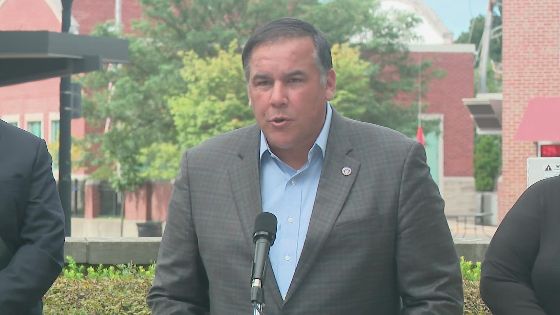 Columbus Mayor Andrew Ginther said the number of homicides this year compared to 2021 is down 37%.