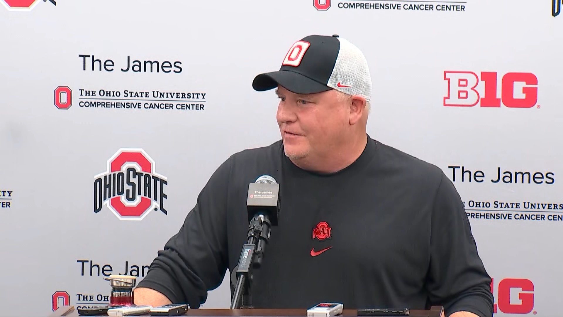 Newly hired offensive coordinator Chip Kelly discussed his decision to come to Ohio State as the Buckeyes kicked off spring football.