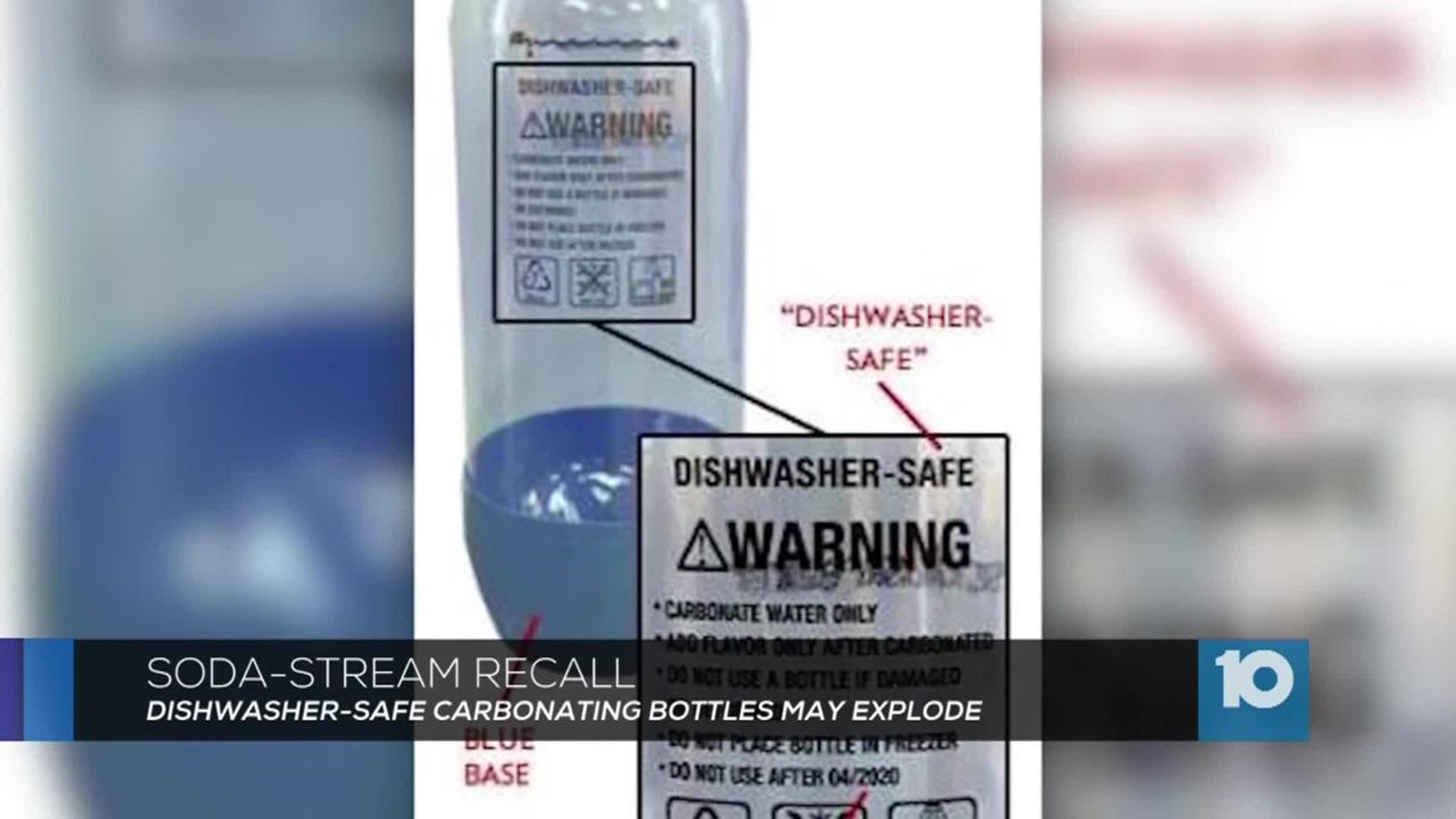 SodaStream recalls bottles for explosion risk