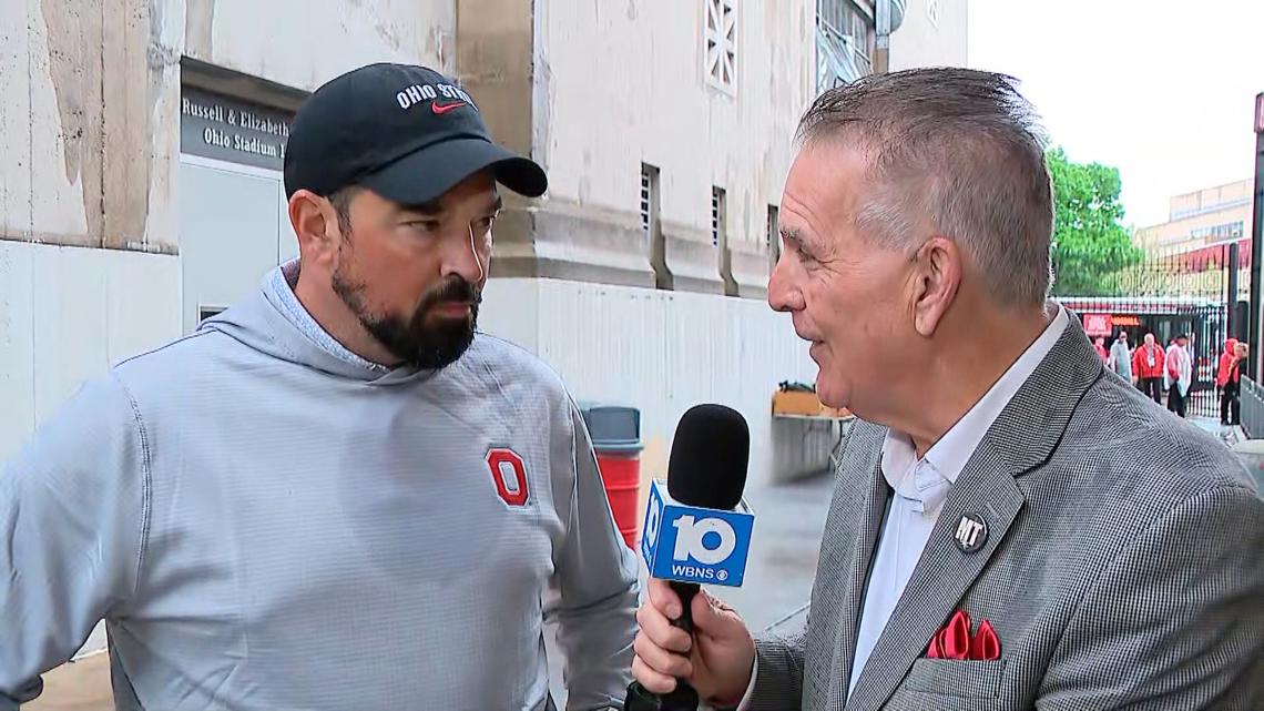 Ryan Day, Matt Patricia, players speak after Ohio State spring game