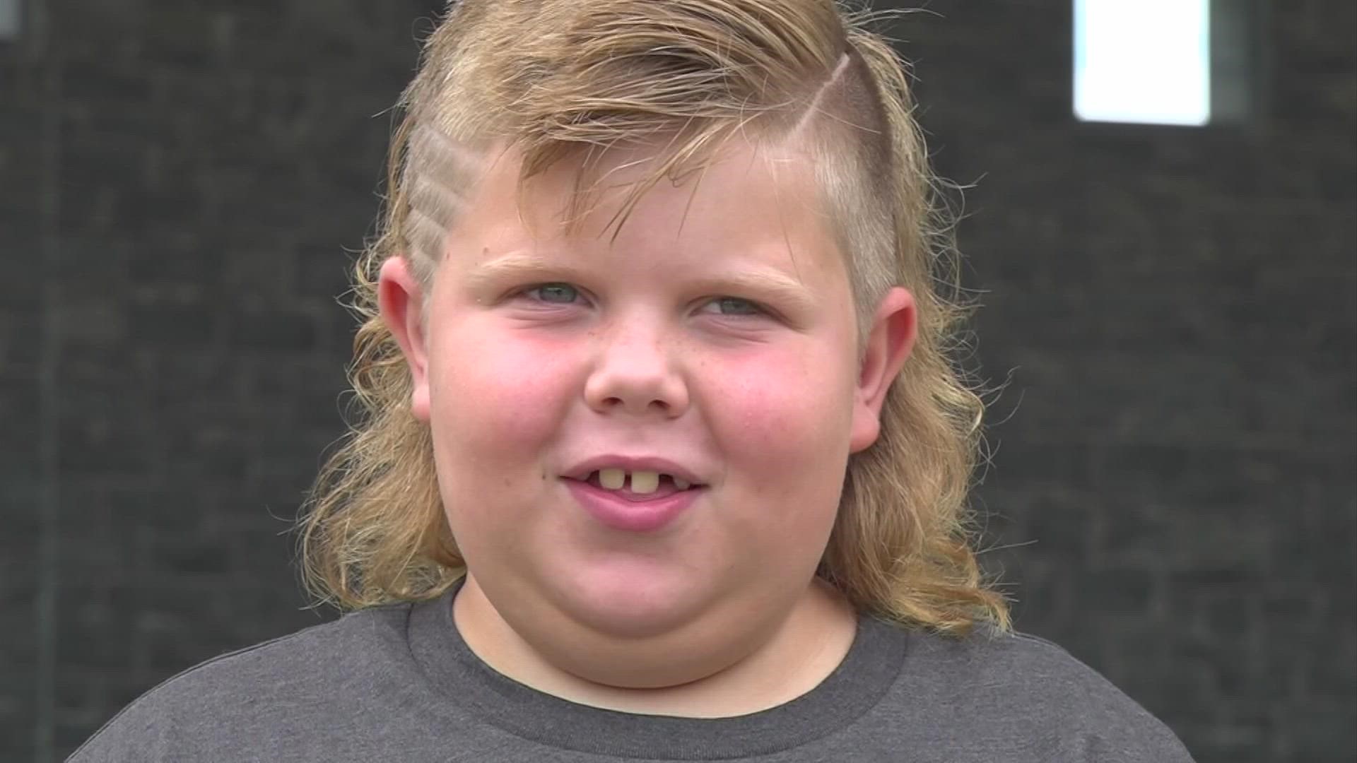 6-year-old Amherst, Ohio, boy aims to be mullet champion