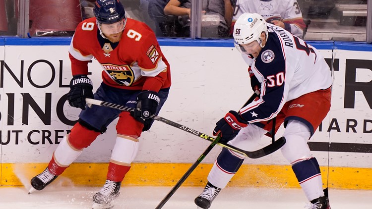 Panthers remain red-hot, roll past Blue Jackets 9-2