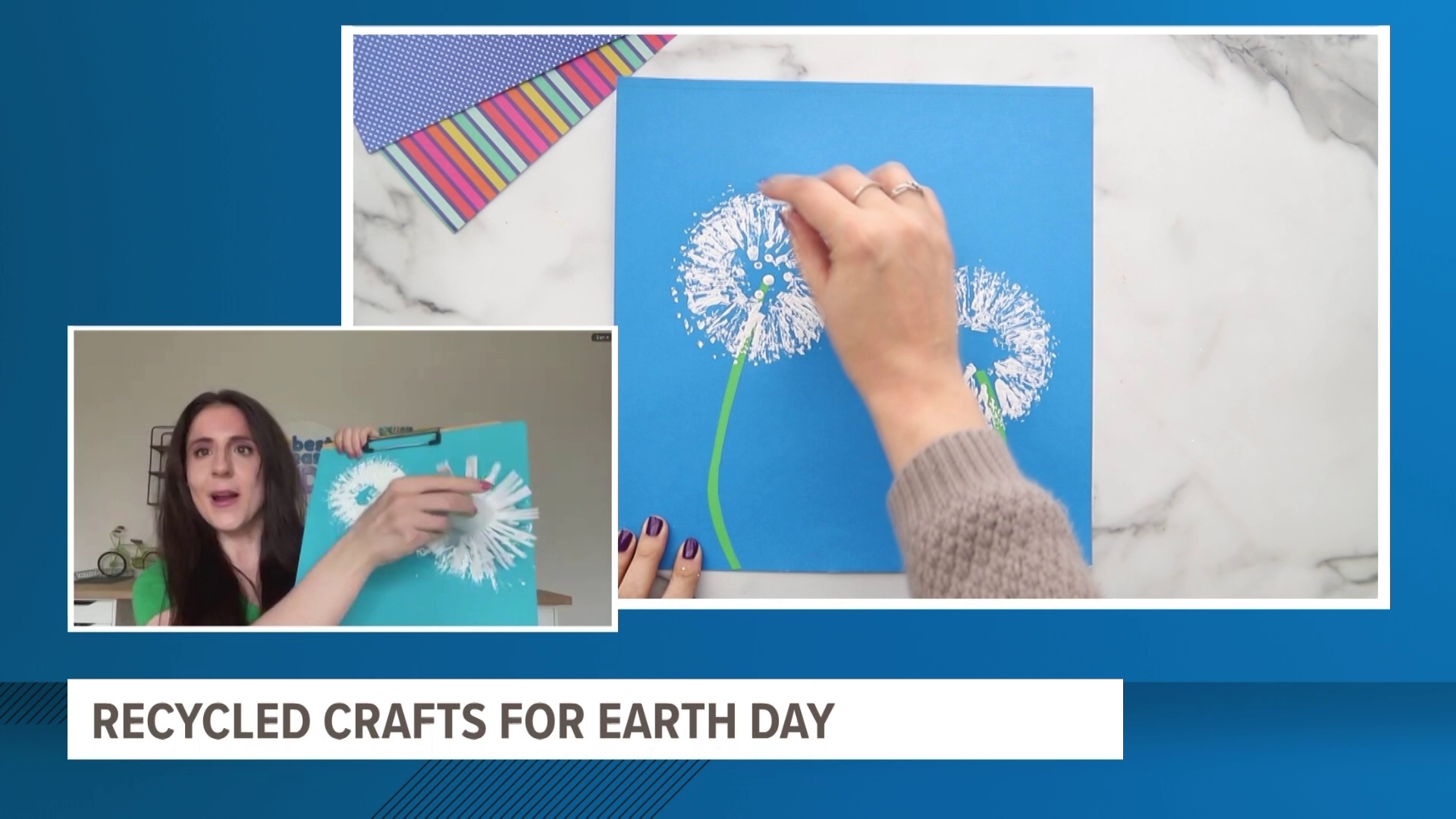 Kimberly McLeod, from The Best Ideas for Kids, joins Meteorologist Michael Behrens to discuss craft projects you can do with recycled materials on this Earth Day!