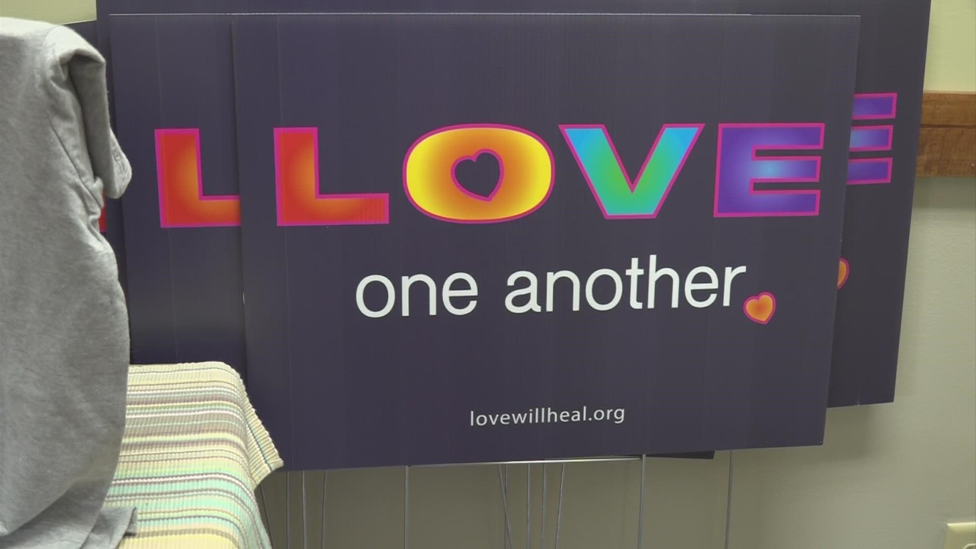 Lea Ann Maceyko got tired of hearing the anger, frustration and division. So, she started a nonprofit to combat the negativity, telling people to love one another.