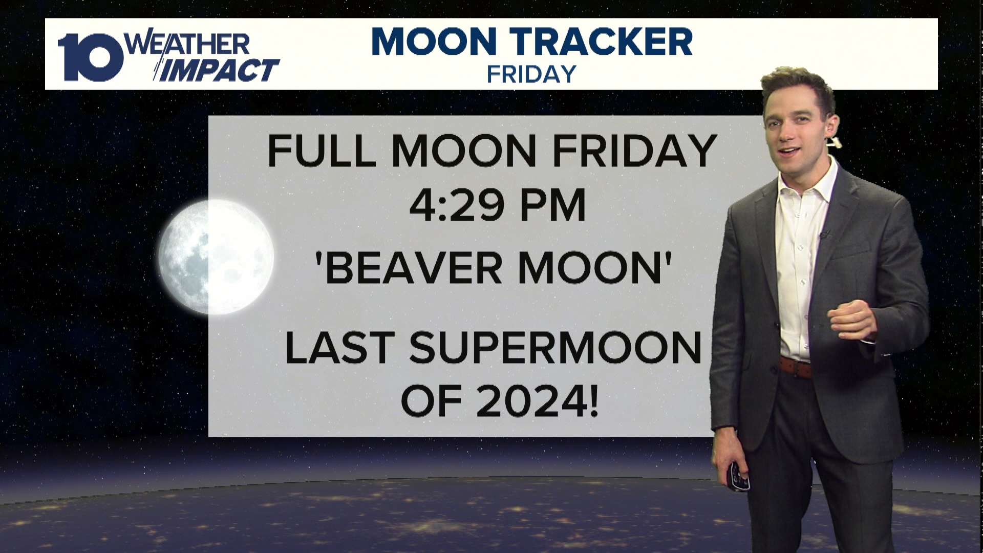 Meteorologist Dylan Robichaud shares all things weather with 10TV's Jay Plyburn... and you! Today's topics include the last supermoon of 2024 and cloud types.