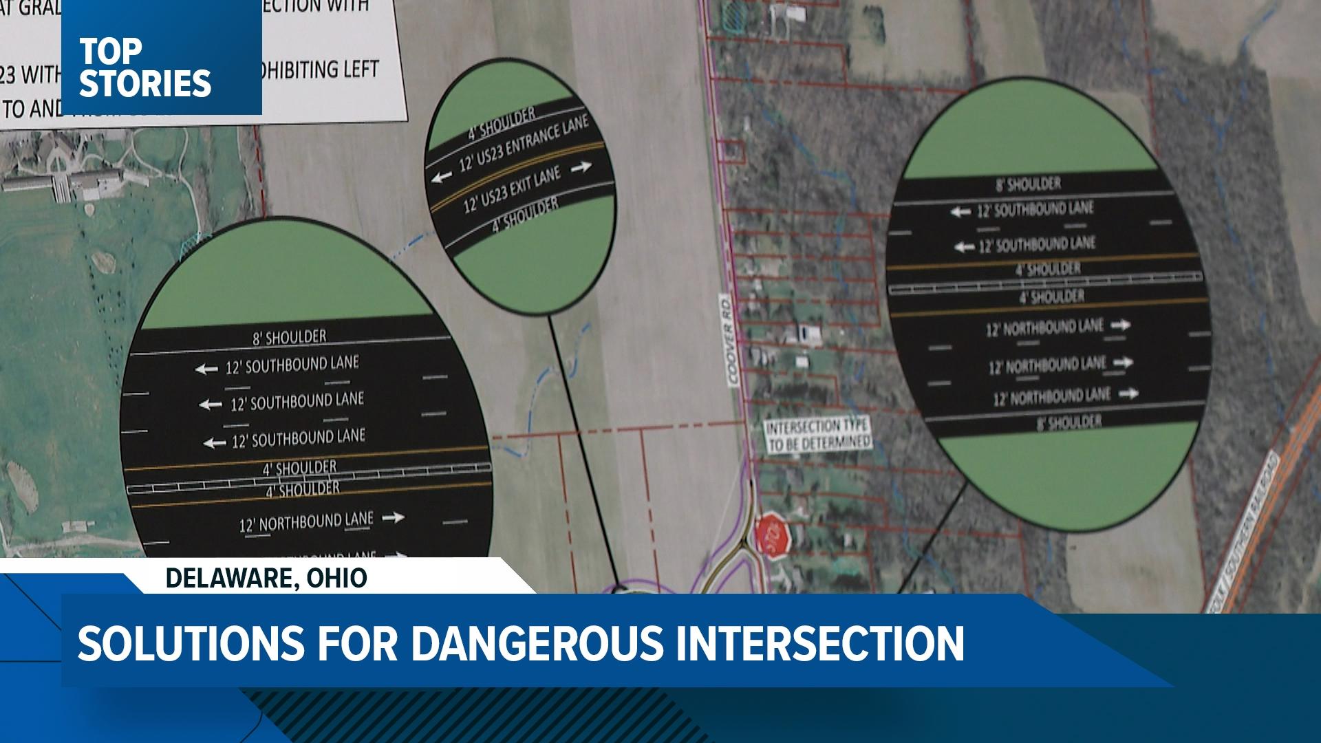 ODOT has developed three alternatives — labeled options 4, 5 and 6 — that include the use of bridges and ramps to reduce traffic conflicts at the intersection.