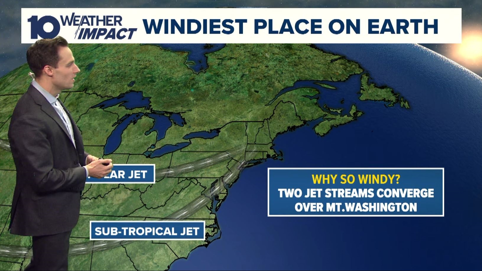 Meteorologist Dylan Robichaud shares all things weather with 10TV's Jay Plyburn... and you! Today's topics: preparing for slick roads; the windiest place on Earth.