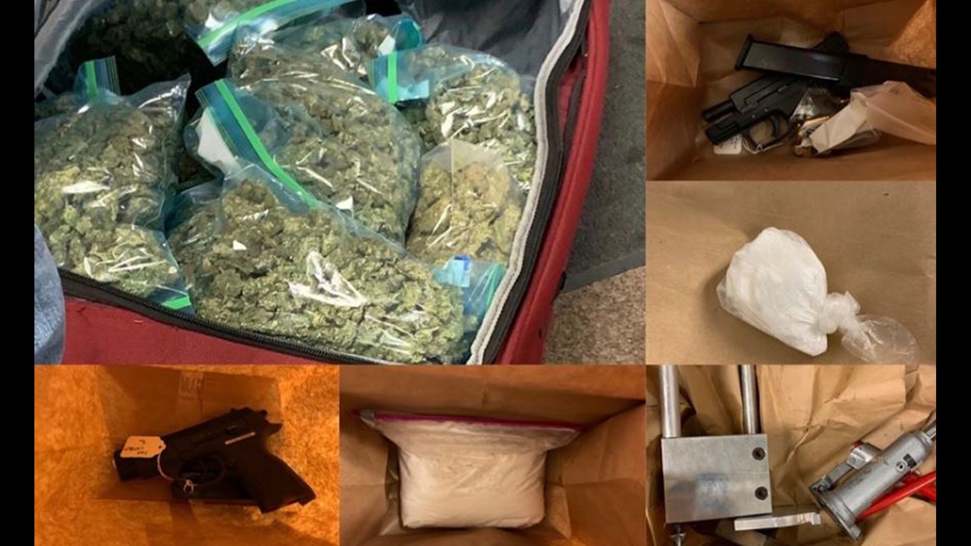 Police Suspected fentanyl, cocaine & other drugs seized in north