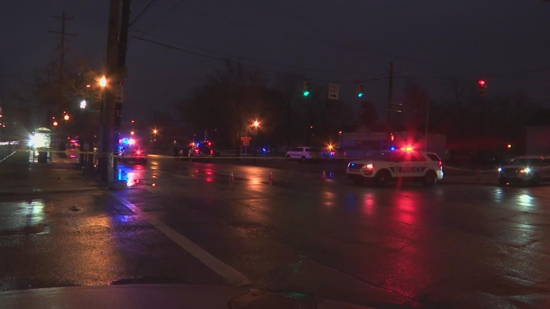 Police said officers were called to the intersection of Berkeley and Bryden roads around 5:40 p.m. for reports of a woman who stole a victim's vehicle at gunpoint.