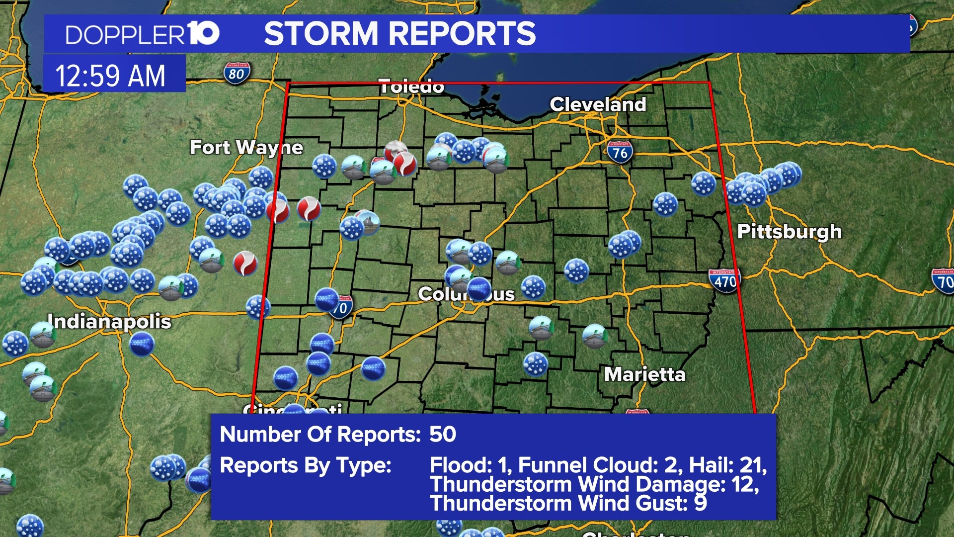 Ohio Tornado Warnings: Strong storms possible in central Ohio | 10tv.com