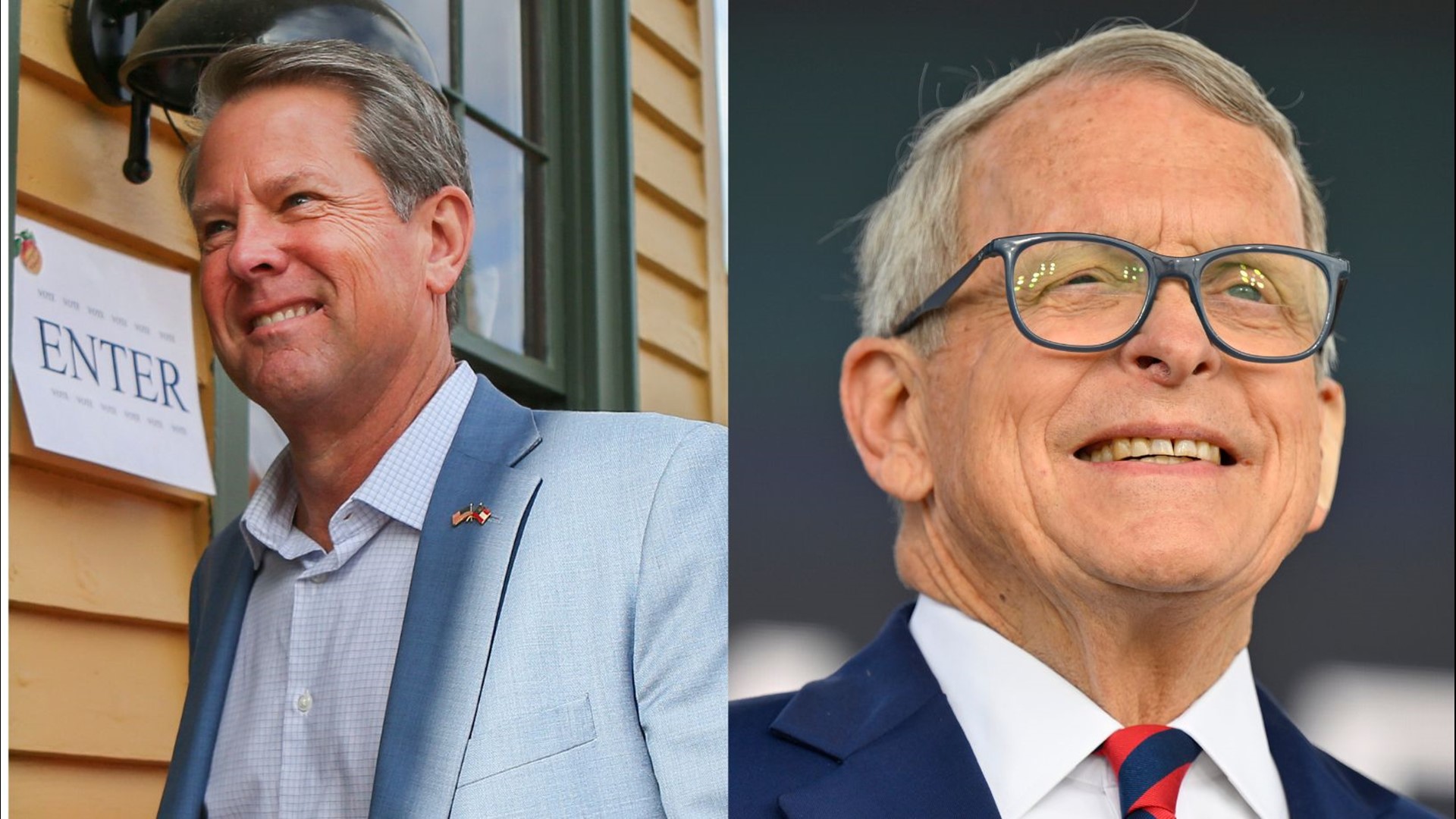 Ohio Governor Mike DeWine and Georgia Governor Brian Kemp first announced the bet for their team to win at the Chick-fil-A Peach Bowl on Twitter.