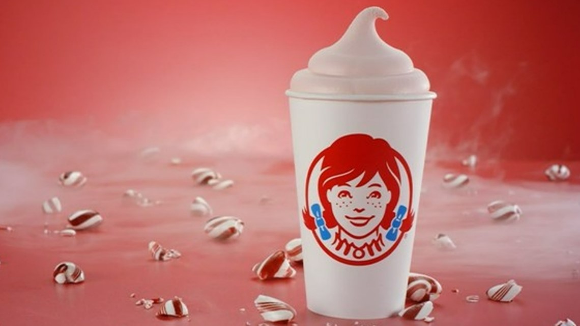 Wendy's selling new Peppermint Frosty for the holidays