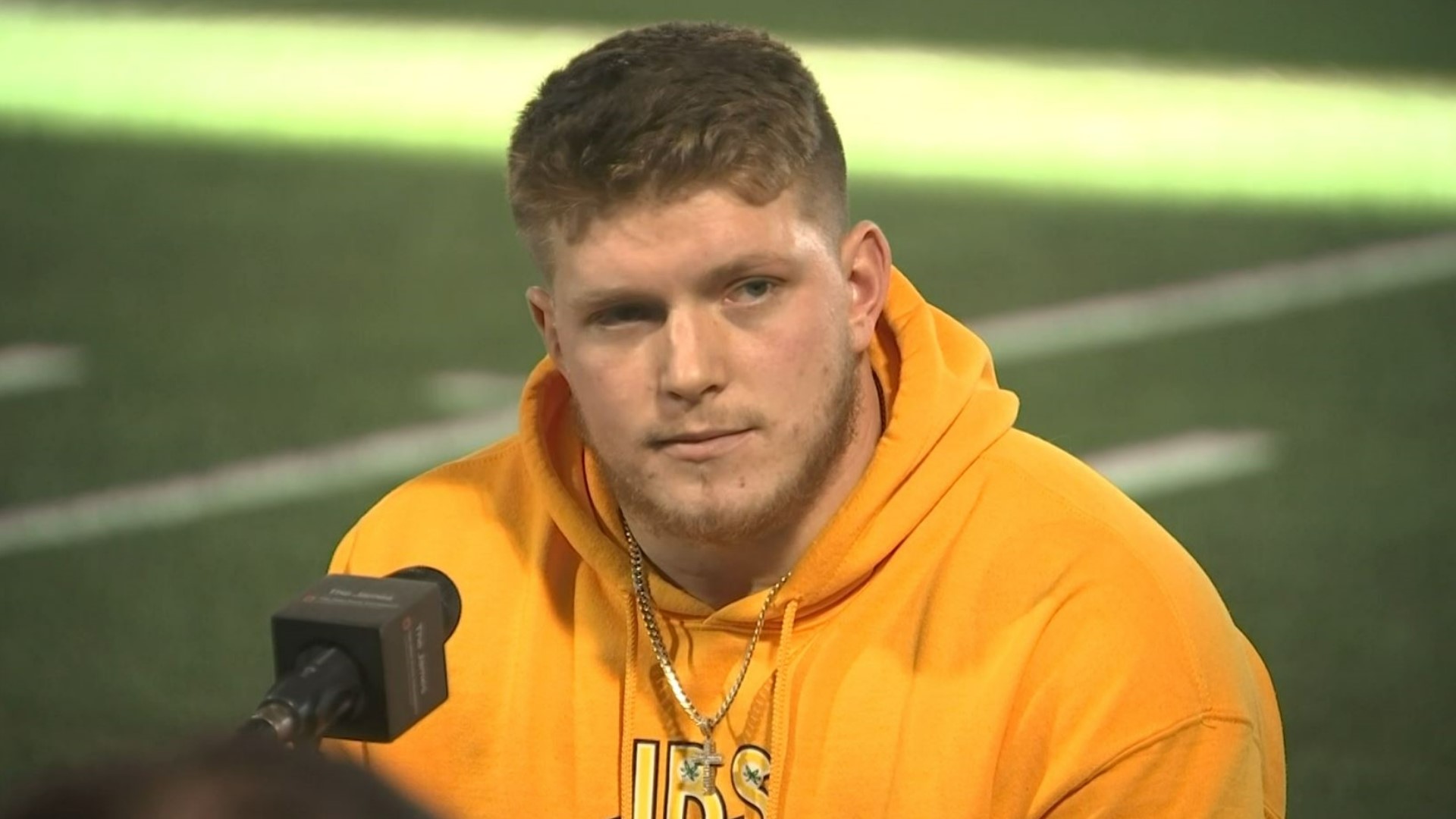 Ohio State defensive end Jack Sawyer is undecided if he will enter the NFL Draft.