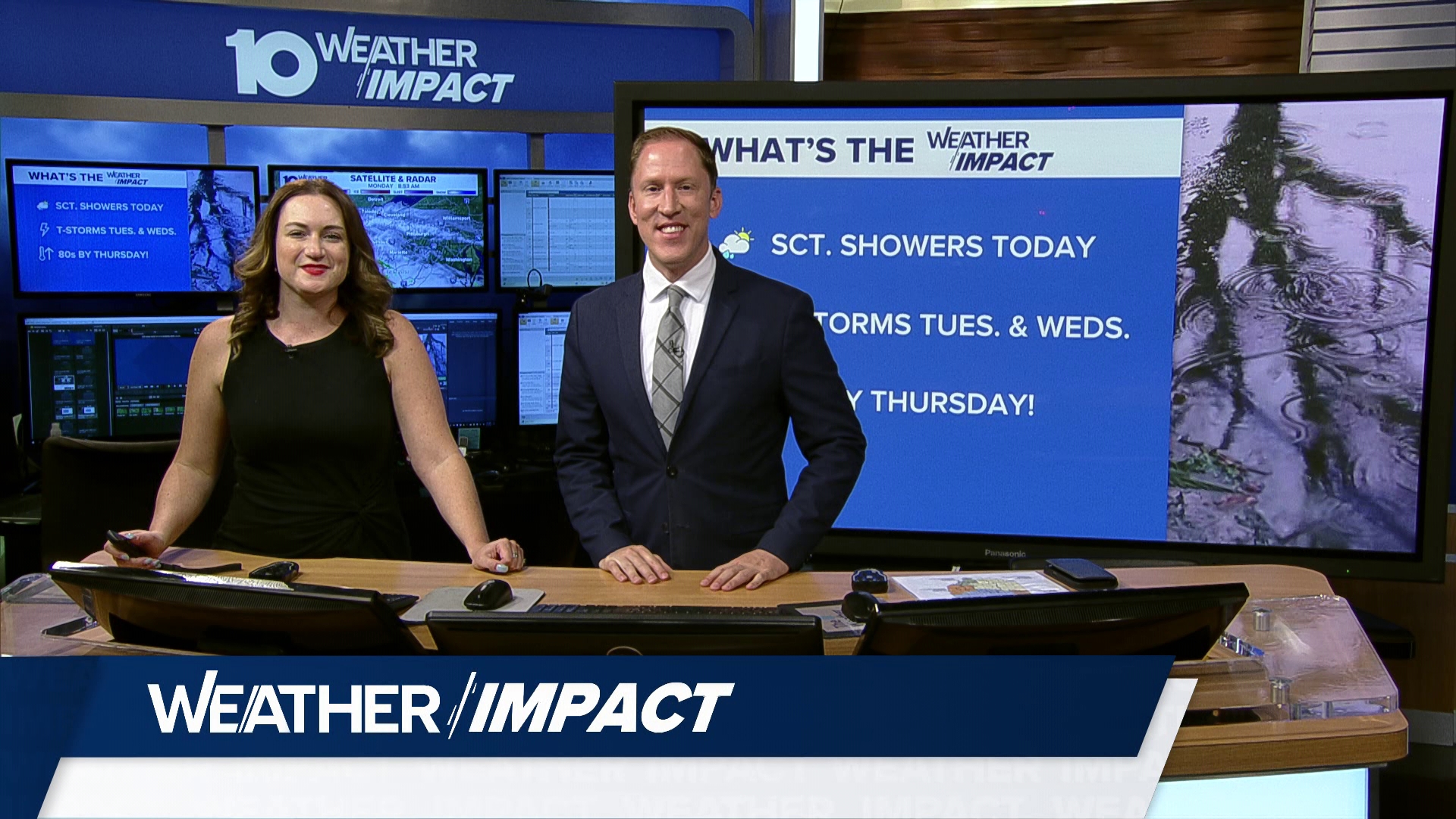 Meteorologists Meredith Garofalo and Aaron White discuss our chance for rain the next few days.