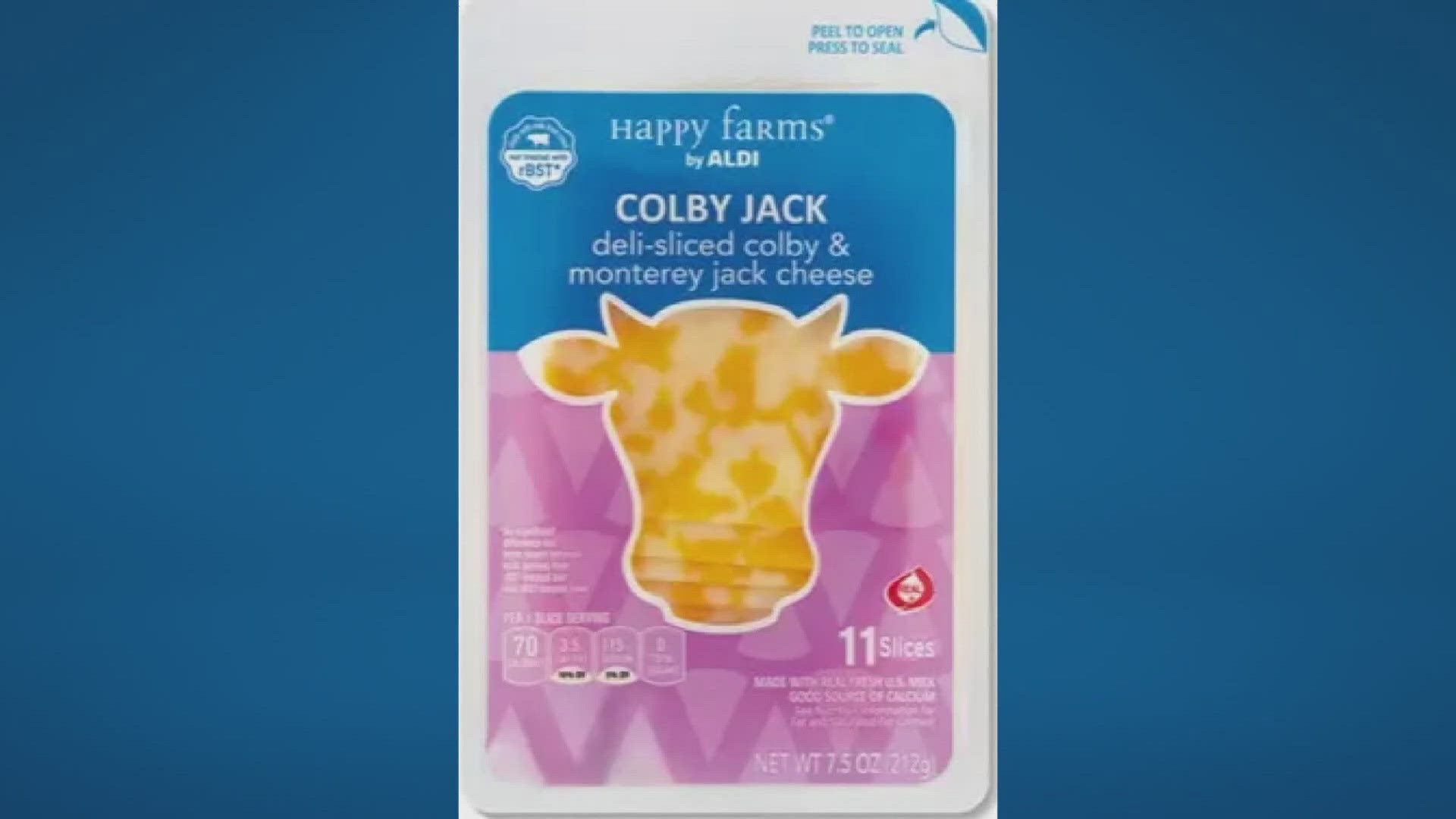 In addition to Ohio, the FDA says the cheese was also sold at ALDI stores in Pennsylvania, Michigan and Connecticut.