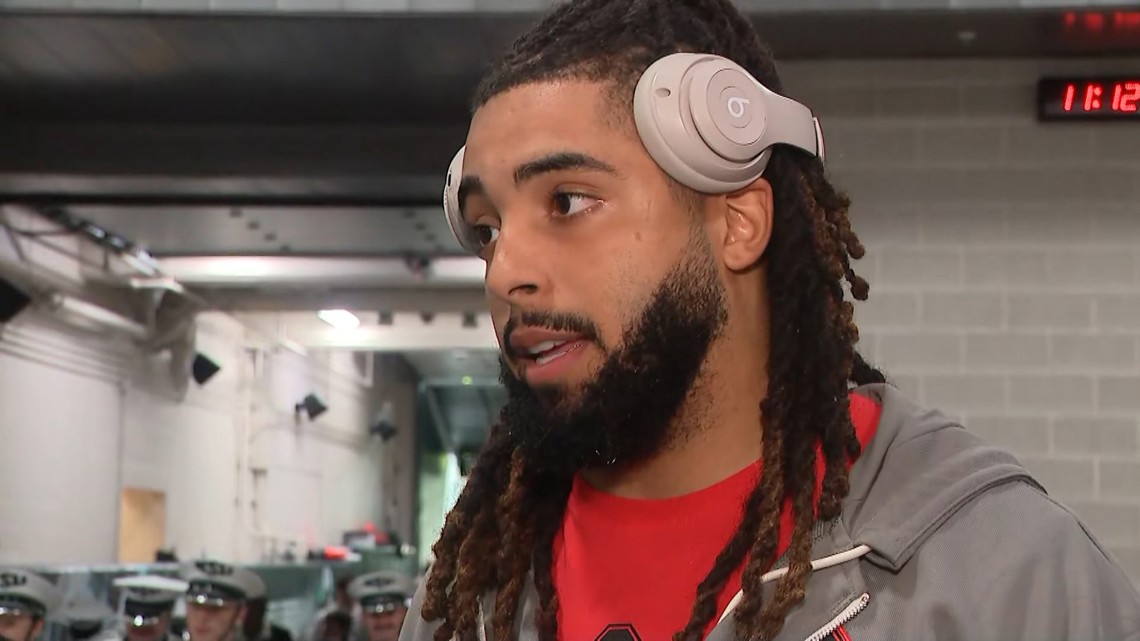 Gee Scott Jr. postgame interview Ohio State vs Michigan State