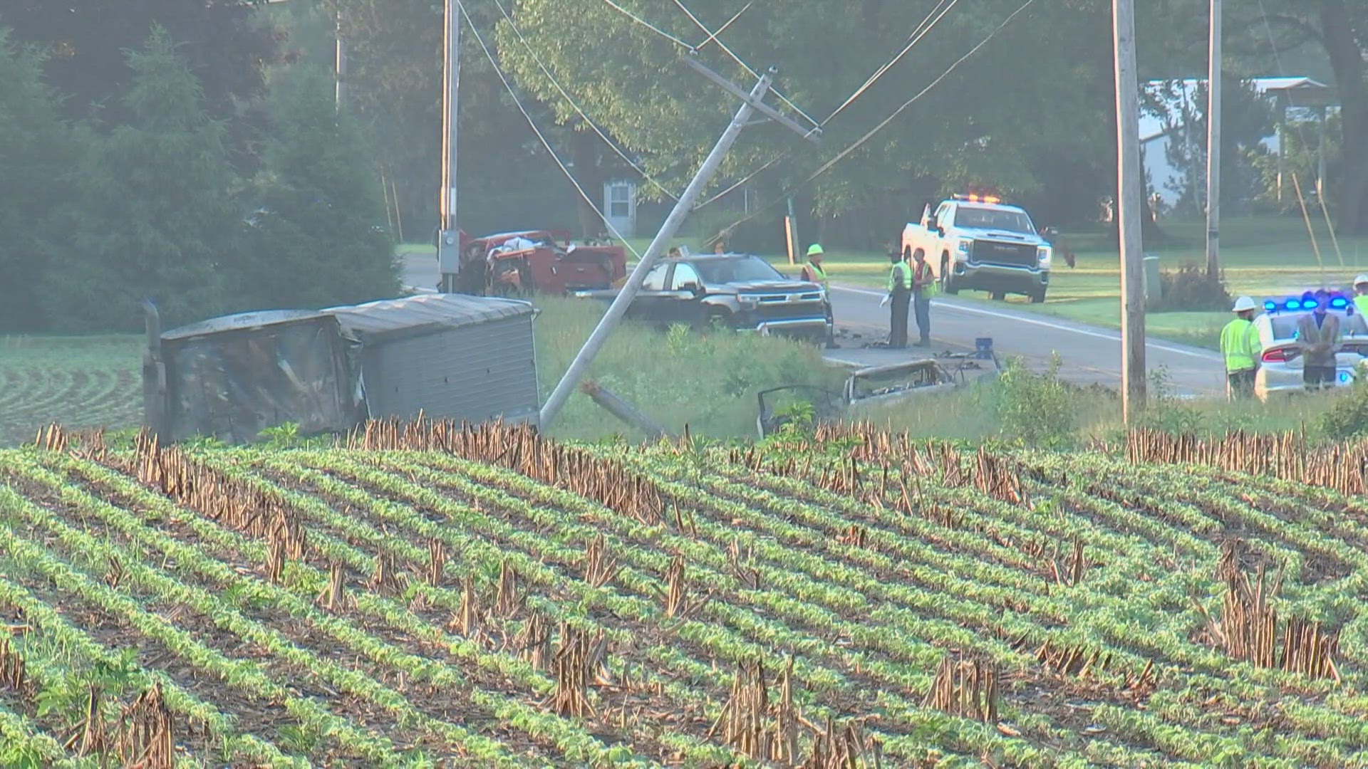 2 truck drivers seriously injured in Delaware County crash involving 4 ...