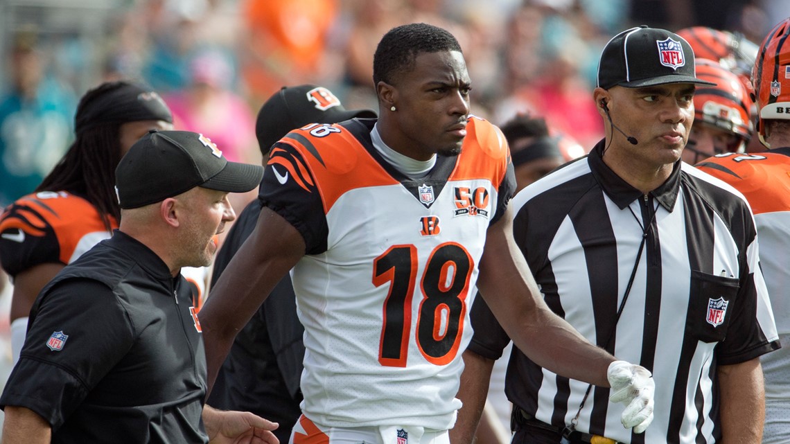 A.J. Green & Jalen Ramsey Ejected After Fight in the First Half, Bengals  vs. Jaguars