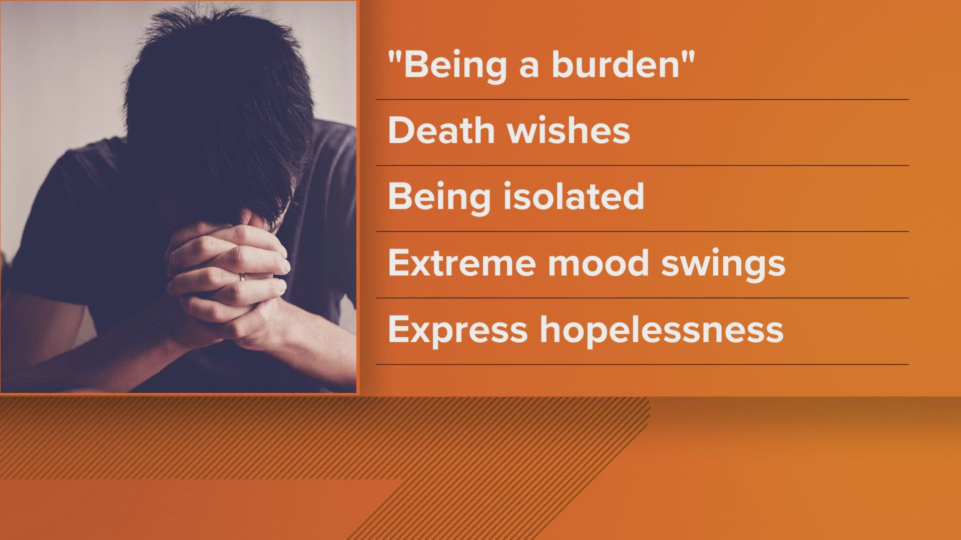 The CDC released a new report that shines a spotlight on the social conditions experts believe are tied to suicide risks.