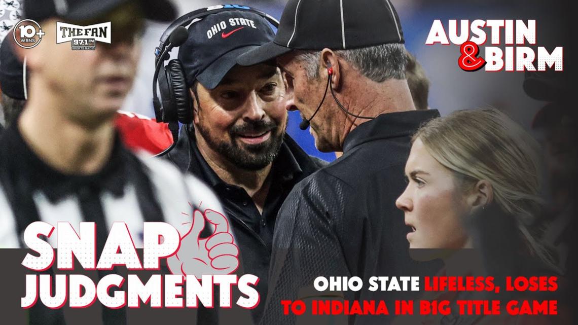 Snap Judgments: Ohio State offense disappears as Buckeyes stumble in Big Ten title game vs Indiana
