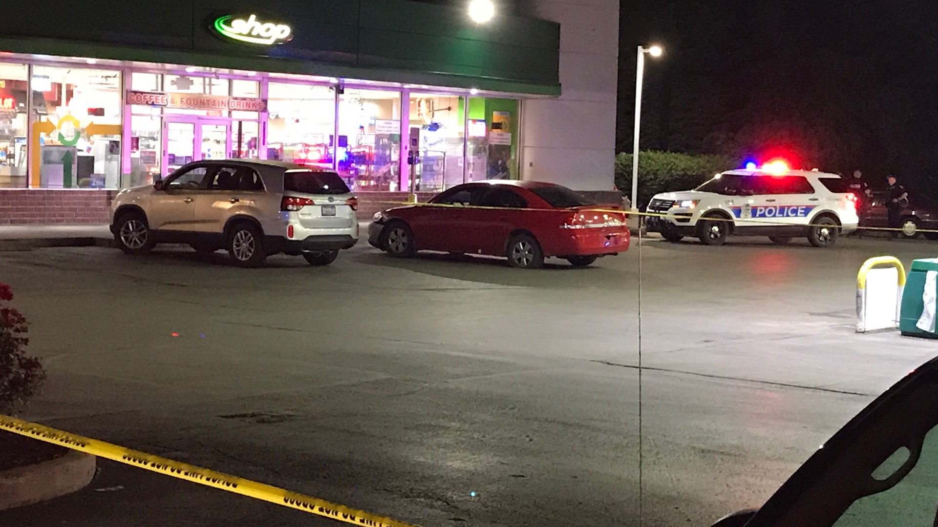 The shooting happened in front of a BP gas station on the 2800 block of Sullivant Avenue just after 1:30 a.m., according to Columbus Police.