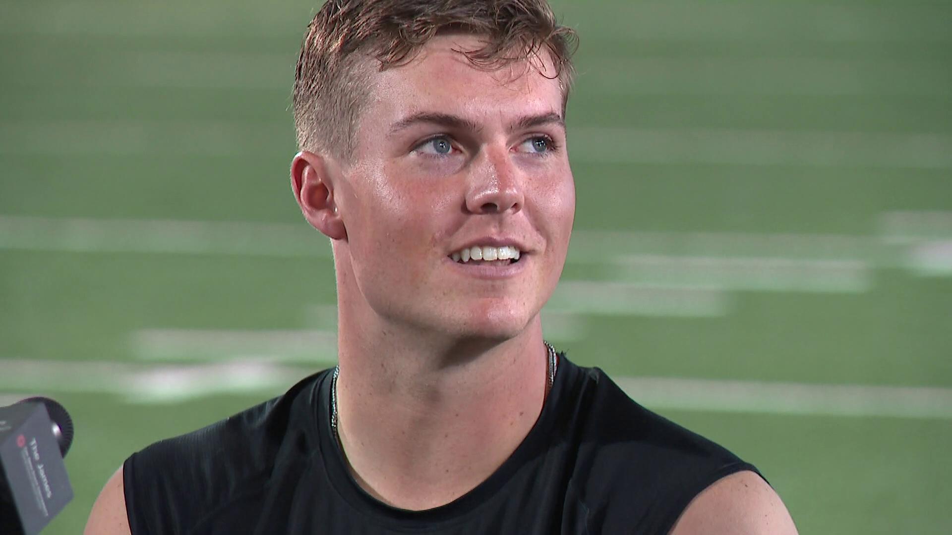 QB Will Howard Talks Practicing Against Ohio State's Defense ...