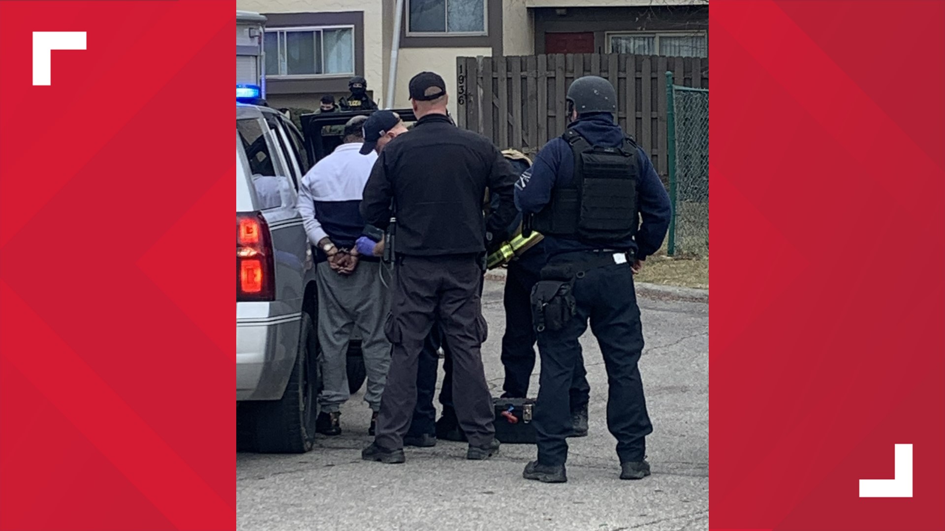 10TV was at the scene while DEA agents and troopers with the Ohio State Highway Patrol searched the apartment on Wednesday.