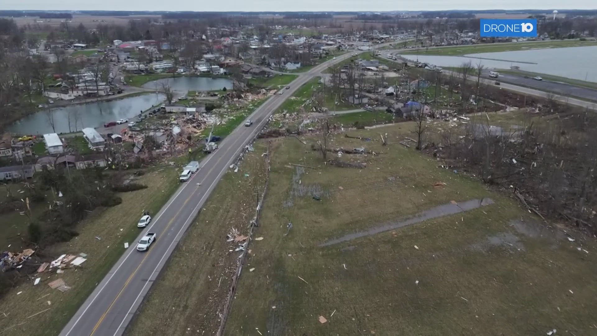 15-year-old Caylie Short said she’s lucky to be alive after last Thursday’s tornado hit her trailer home and threw her fifty feet away, landing on State Route 33.