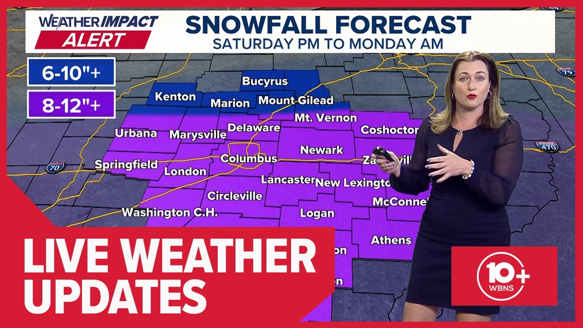 Live weather coverage during the weekend snow storm in Ohio: How to watch