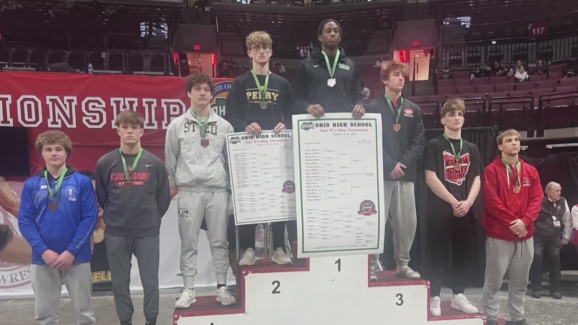 Ethan is a wrestler for Dublin Coffman and he just won his second straight state championship.