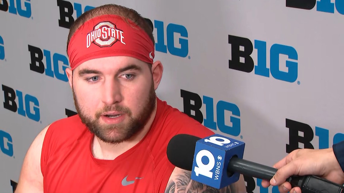 Austin Siereveld postgame interview | Ohio State vs. Indiana — Big Ten Championship