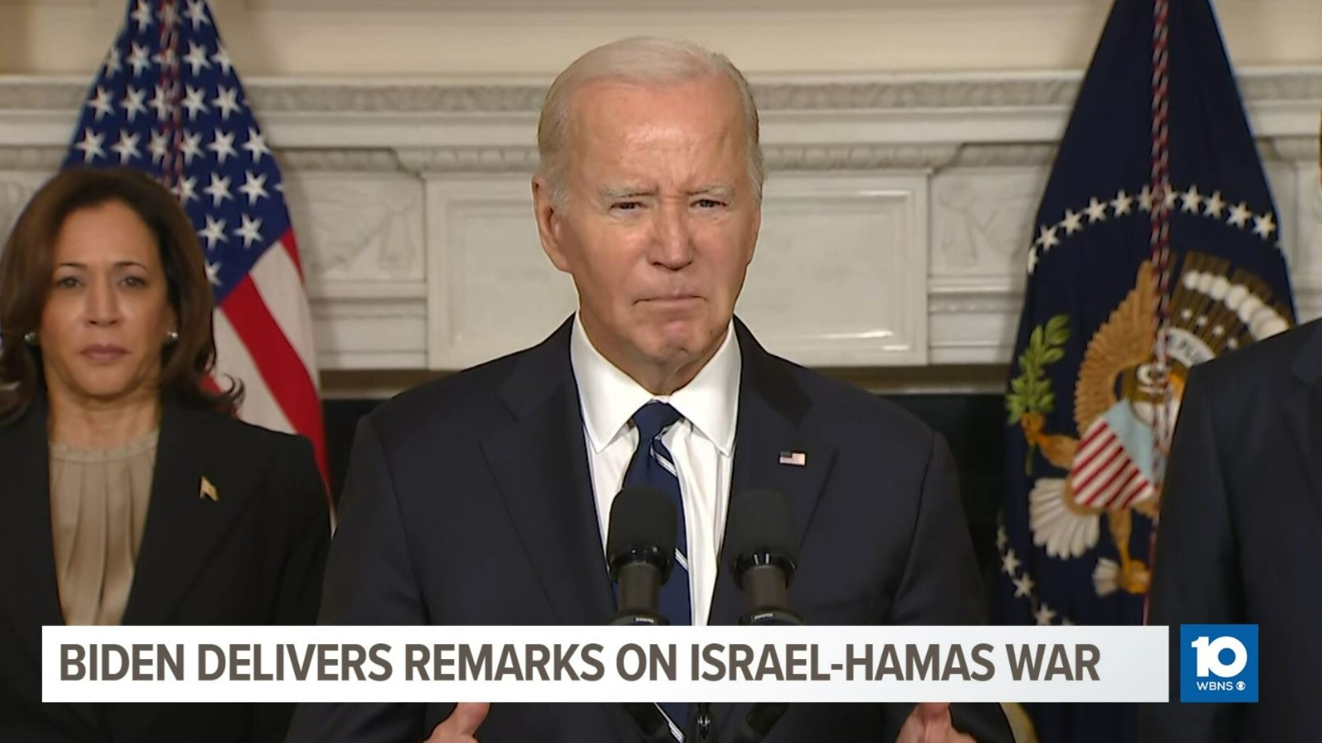 President Joe Biden is condemning the militant group Hamas for “sheer evil” for its shocking multipronged attack on Israel.