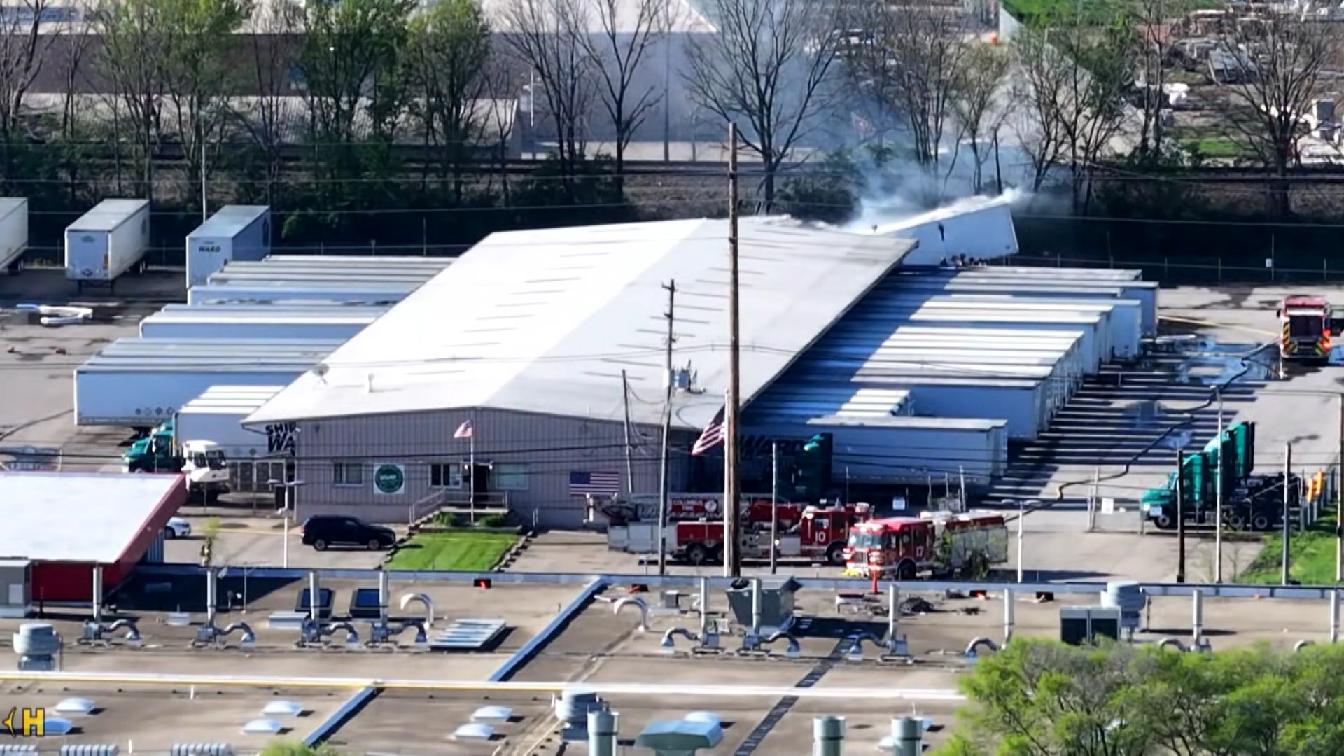 People were evacuated when authorities responded to a lithium-ion battery fire in west Columbus.