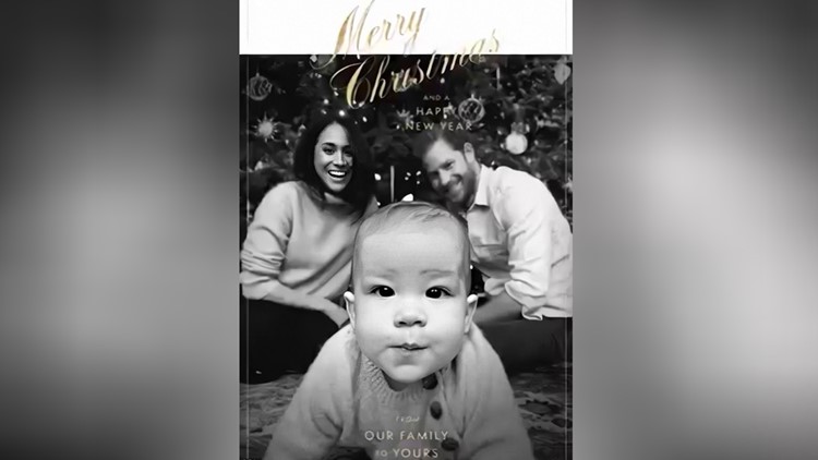 Meghan Markle Prince Harry Release Holiday Card For Baby Archie S First Christmas 10tv Com
