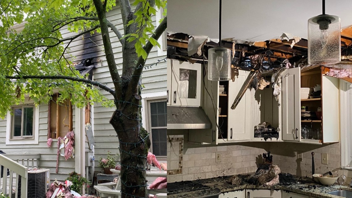 Worthington homeowner suspects lighting hit home, started fire - Vimarsana News