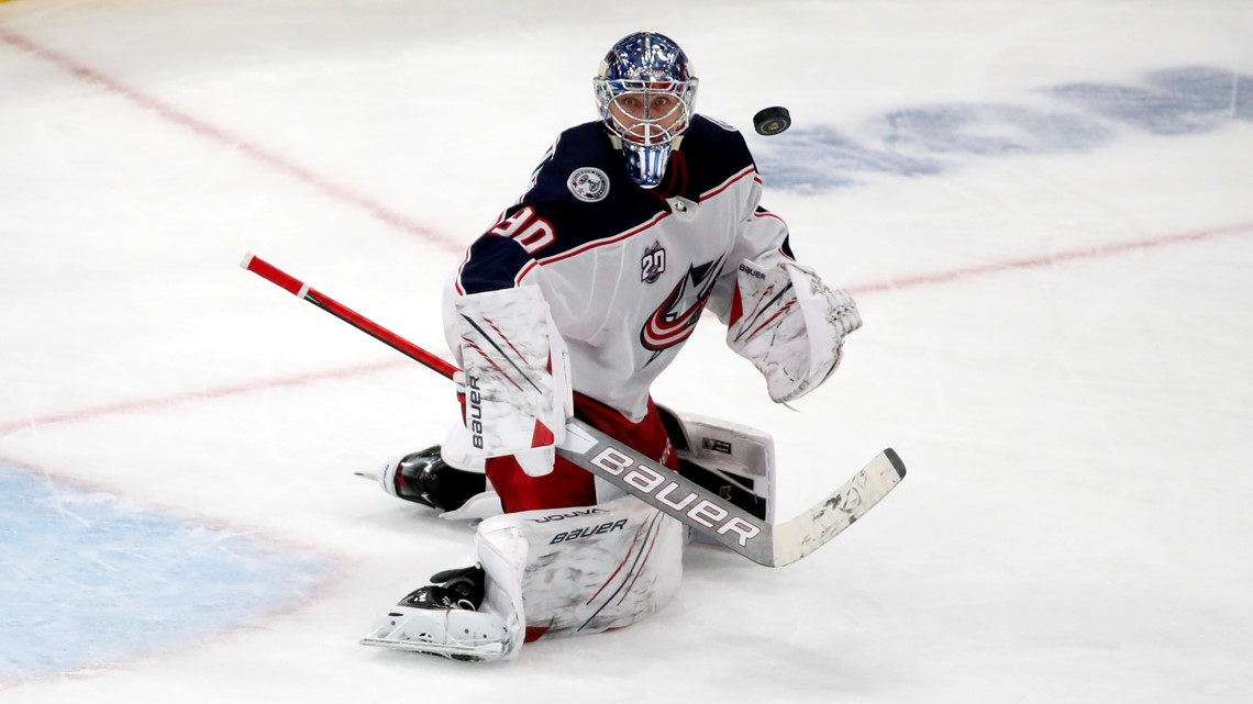 Blue Jackets Activate Elvis Merzlikins Off Injured Reserve | 10tv.com