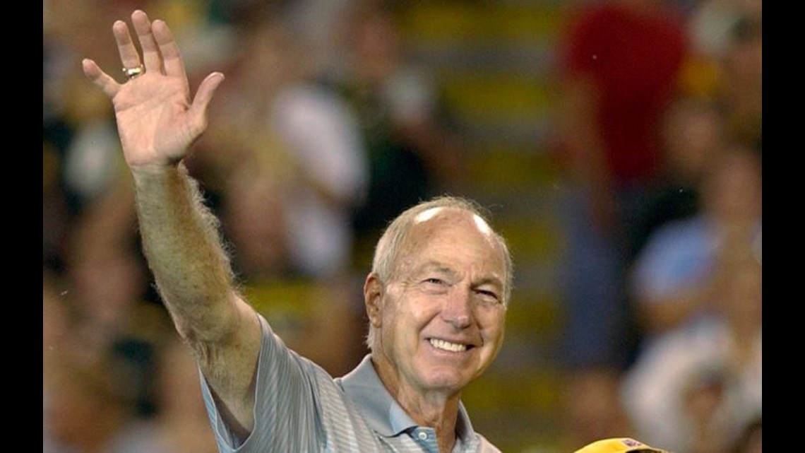 Bart Starr was the 1966 NFL MVP. That year he threw for 14