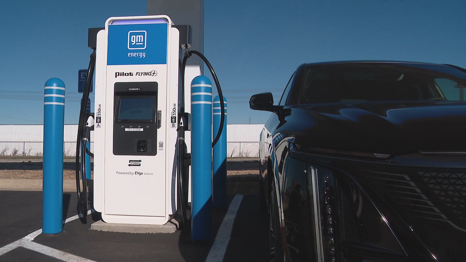 The state of Ohio unveiled the first electric vehicle charger in the country funded through the federal National Electric Vehicle Infrastructure program Wednesday.