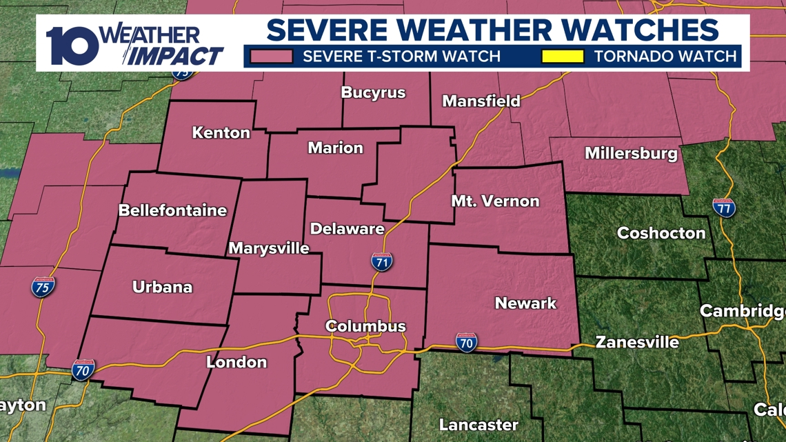 Severe weather threat ends for Ohio on Saturday night