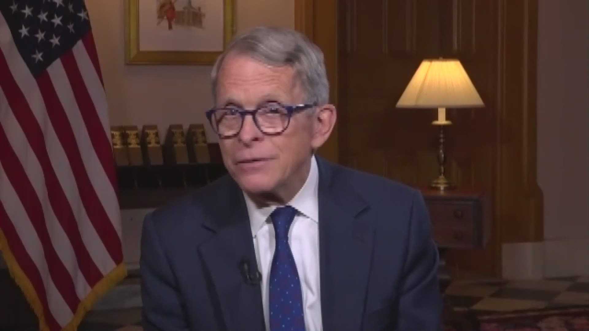 Governor Mike DeWine talks with 10TV to discuss COVID-19 cases and the future of Ohio.