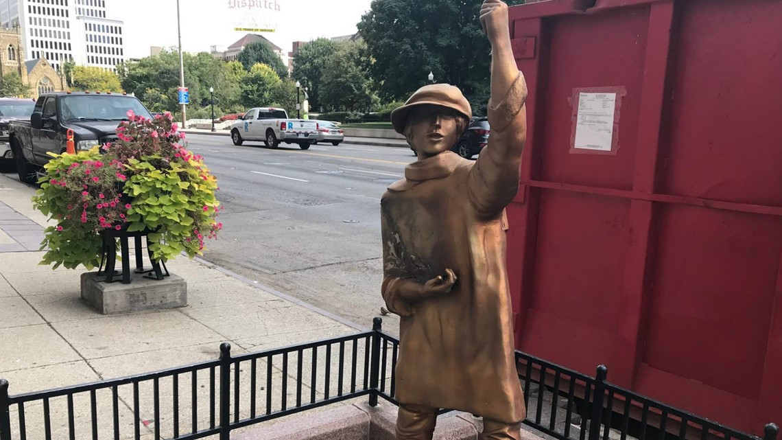 Downtown Columbus Charity Newsies statue reportedly vandalized