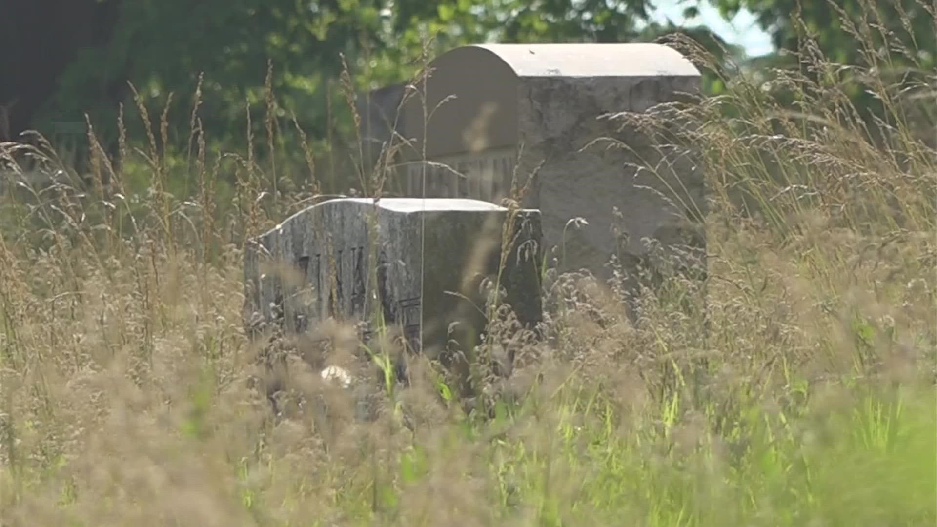 The cemetery’s general manager, who took the job six weeks ago, says he hopes to have things fixed by this week.